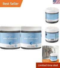 Odor Eliminator, Gel, Activated Charcoal  Fragrance Free  17 Oz  Pack of 2