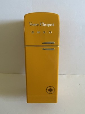 Veuve Clicquot Smeg Champagne Bottle Cooler Orange Fridge Storage Case NO BOTTLE