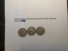 Walking Liberty Half Dollar 90% Silver Coins Lot-3 coins-