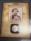 1897-P Morgan Silver Dollar Coin JAMES BECKWOURTH Stamp Set Legends Of The West