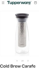 NUOVA caraffa Tupperware Cold Brew include caraffa, rete in acciaio inox e coperchio