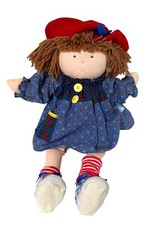 Eden Madeline Plush Doll Stuffed Animal Doll Toy 20 in Tall Plaid mixed prints d