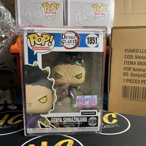 Funko Pop! Demon Slayer Genya Shinazugawa #1851 Metallic LE 1200 Demon Form