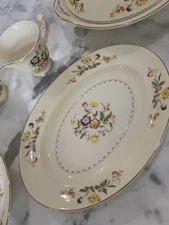 Vintage 7 Pc China Completer Set Paden City Pottery USA Made “BUTTERCUP”