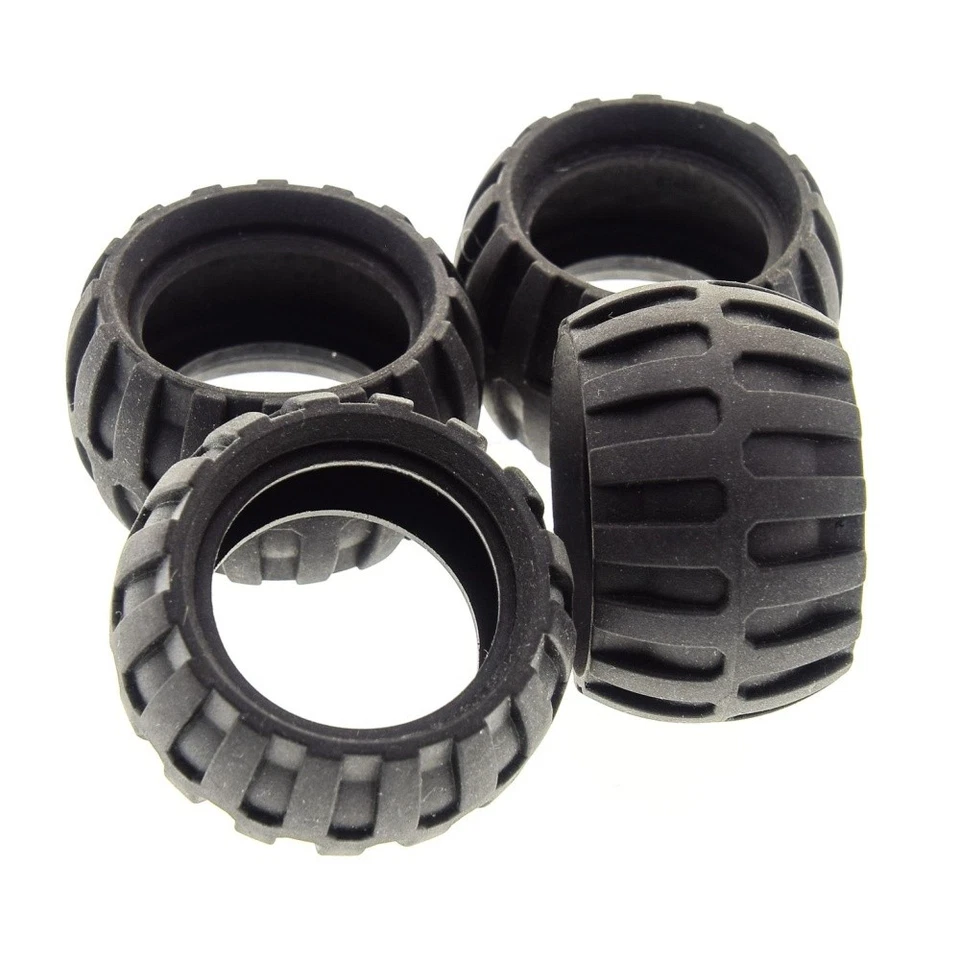 4x Lego Technic Rad 30.4x20 schwarz Ballon Reifen klein Räder 4518826 61481