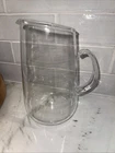 VTG PYREX USA Clear Glass Pitcher 9" Open Handle 2 Quart