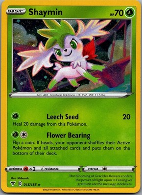 Shaymin 015/185 (Cosmos Foil) - Vivid Voltage Holo