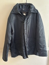 Vintage Men's XL Nylon Nay Blue Barn Jacket Made in USA