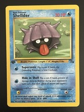 Shellder 54/62 Fossil 1st Edition