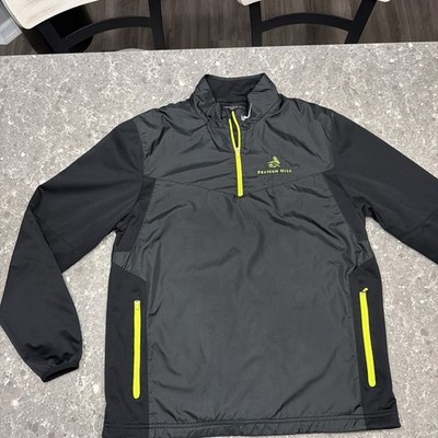 Pelican Hill x Nike Golf  Black 1/4 Zip Golf Jacket Size M Windbreaker