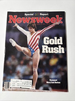 1984 August 13 Newsweek Magazine, Gold Rush Mary Lou Retton