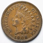 1906 Indian Head Penny Cent Extremely Fine (XF)