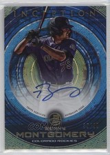 2022 Bowman Inception Prospect Blue Foil 35/99 Benny Montgomery #PA-BM Auto 0z9d