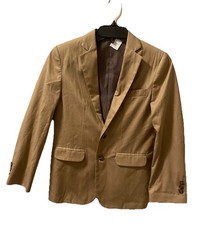 Dockers Lined 2 Button Blazer Suit Coat Khaki Size 12 Reg NWT