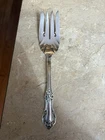 International Sterling Wild Rose 9 Serving Fork. 83.5 Grams 925 Sterling Silver