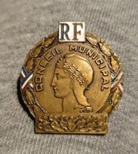 Broche Insigne Conseil Municipal