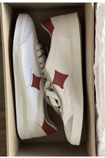 Brütting Diamond Brand Melbourne Sneaker Leder weiß/rot/natur UK 9 US 10 …