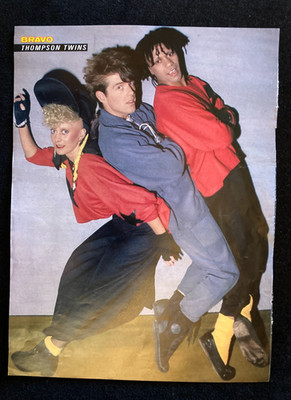 Bravo, popRocky, Popcorn - Thompson Twins - 3 Berichte +  A4 Poster + 2 Schnipse