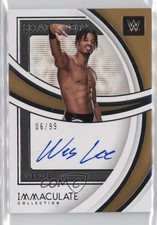 2022 Panini Immaculate WWE Shadowbox Signatures 6/99 Wes Lee #SH-WLE Auto 6ns