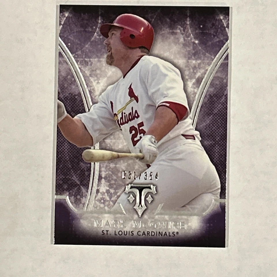 2015 Topps Triple Threads Amethyst #92 Mark McGwire /354 St. Louis Cardinals - Image 3 of 4