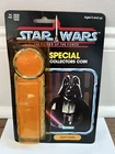 STAR WARS DARTH VADER POTF CARDBACK W/ ATTCH BUBBLE KENNER VINTAGE 1984 ANH ESB