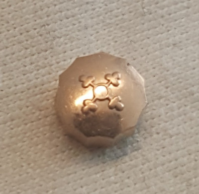 Cortebert Gold Plated Water Resistant Crown