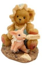2001 Cherished Teddies Marsha And Pinky "Hogs And Kisses Piglet" 847356 NIB"