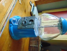 Older small gum ball machine- blue case- Made in Taiwan