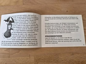 Ocean Lemmings Spielanleitung (NES) &ndash; Original NOE &ndash; Deutsch &ndash; NES-LO-1OE