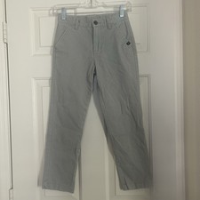 Art Class Girls Chino Casual Uniform Pants Jet Gray Size 8