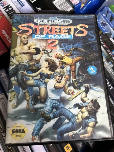 Streets of Rage 2 (Sega Genesis, 1992) Complete With Manual in Case - Picture 1 of 4