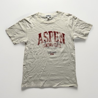 Suburban Riot Aspen Hiking Club T Shirt XS Heather Cream Outdoor Casual Tee