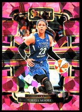 2024 Panini Select WNBA #15 Maya Moore Prizms Pink Ice Minnesota Lynx