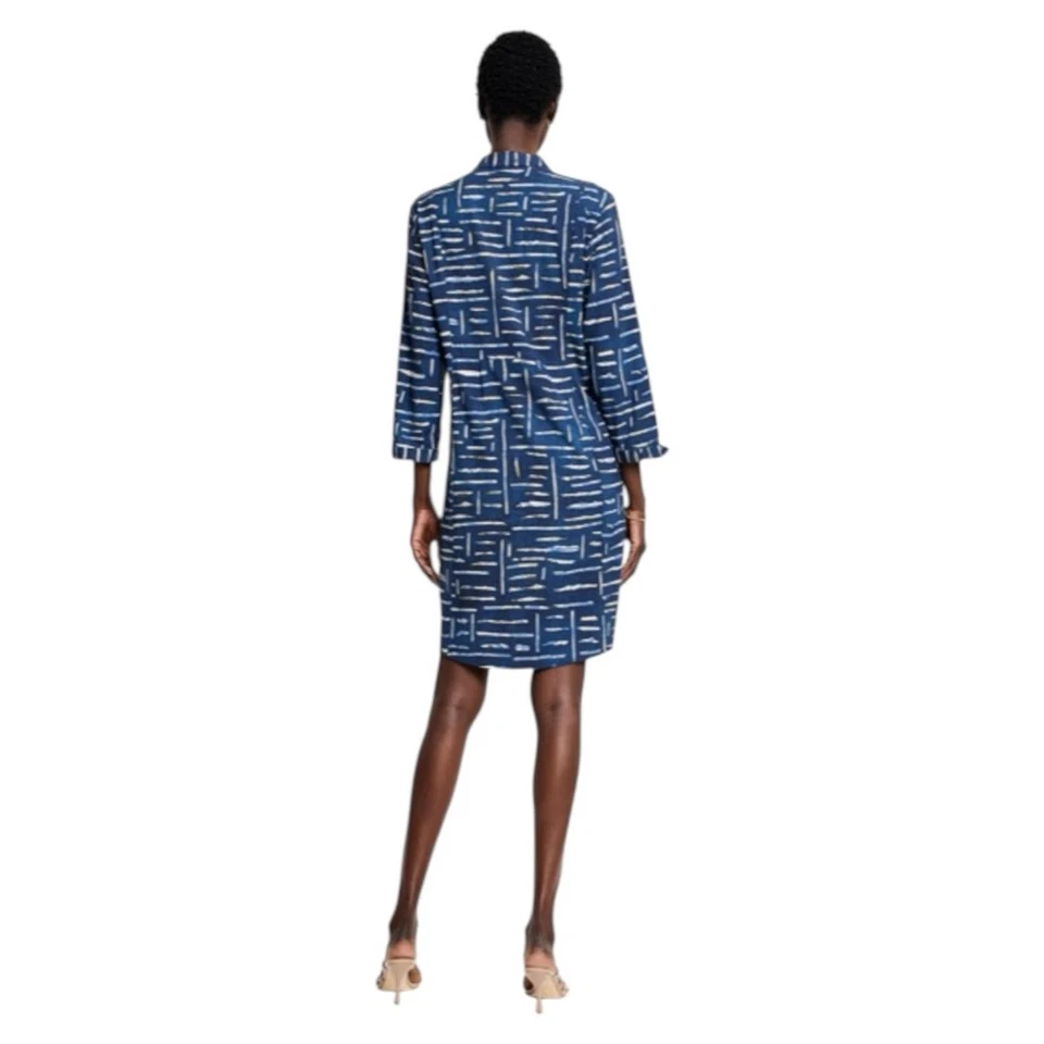 Nuevo con etiquetas Vestido Nic+Zoe Indigo Dash Live In Talla Mediana Foto 3 de 4