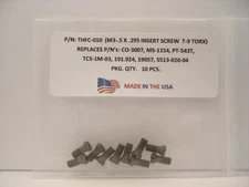 100 Pieces THFC-010 Insert Screw: CO-3007 .. MS-1154 .. PT-543T .. 191.924 ..