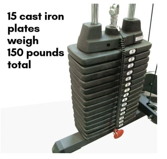 Body-Solid Weight Stack (SP150), 150 libras Foto 2 de 4