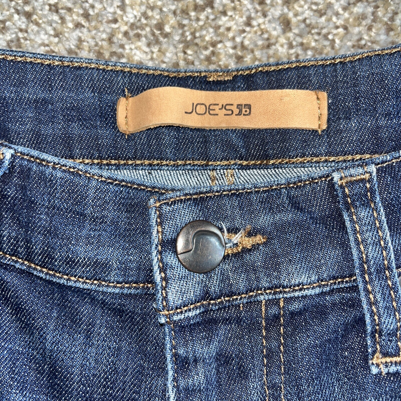 Joes Joe’s Jeans Shorts Size 26 (waist 30) Denim Blue Mid Rise Pockets Stretch - View 2