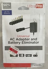 GE UNIVERSAL AC ADAPTER AND BATTERY ELIMINATOR UP TO 300mA - 34668