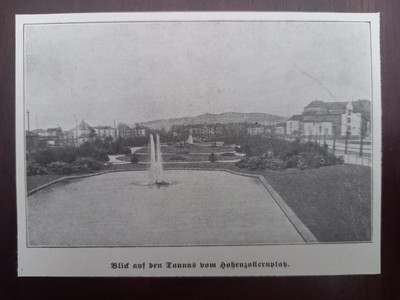 Frankfurt am Main, Hohenzollernplatz, Taunus, clipping, Abbildung, 1908