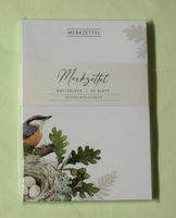 1X Notizblock Merkzettel Vogel Nest Mit Eier A6 GräTz 60 Blatt Sophia Drescher