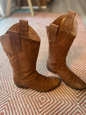 womens frye cowboy boots size B
