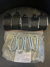 6 PCS Premium Lashing Strap Short 1 x 4ft Cam Buckle Tie Down Straps With Hook