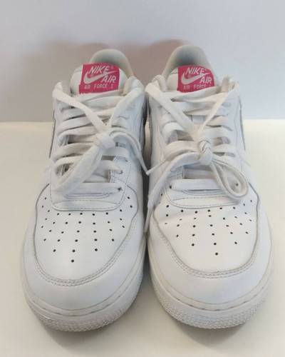 WMNS Air Force 1 Size 11 Womans 2007 315115-115 Nike White/ Pink Shoes with Box - Picture 9 of 12