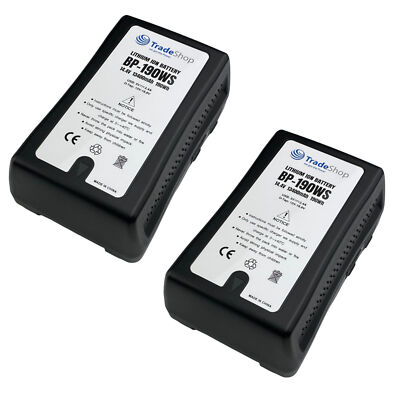 2x Akku 190Wh 13400mAh 14,4V für Sony DSR-300K DSR-370L DSR-390L DSR-500WSL
