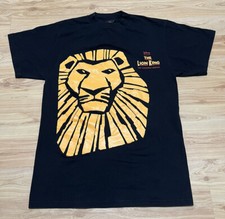 VINTAGE DISNEY PRESENTS THE LION KING THE BROADWAY MUSICAL OVERSIZE LOGO T-SHIRT