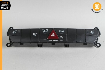 06-12 Mercedes W164 ML550 GL450 Dash Hazard Heated Seats ESP Control Panel OEM