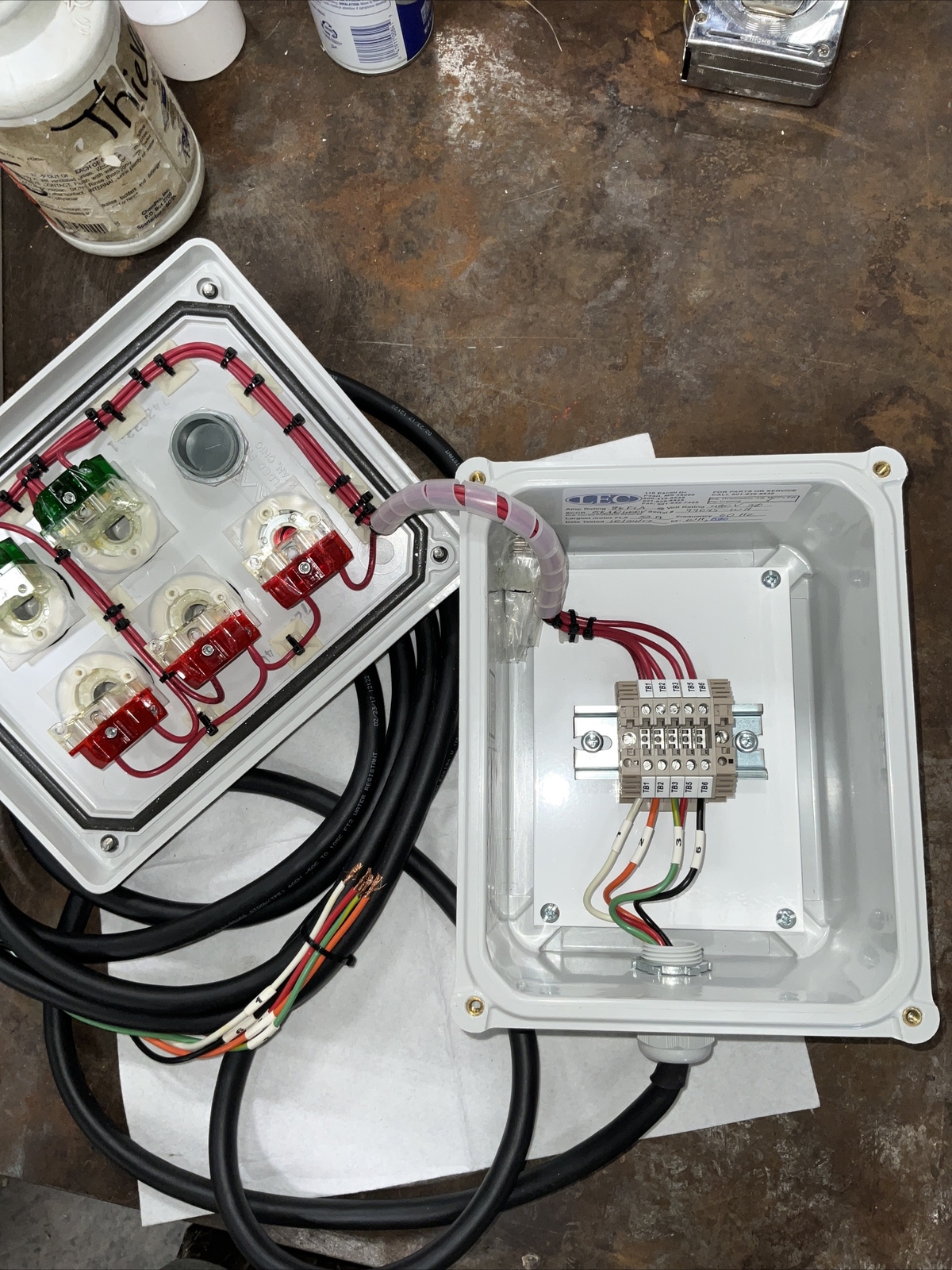 Industrial control panel enclosure No. A-2740 Allied moulded products ...