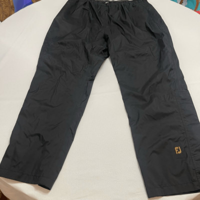 Footjoy Dryjoys Black Weatherproof Pants Golf Gear Outdoors Size XXL