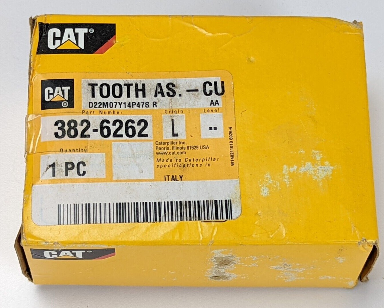 Genuine CAT 382-6262 Tooth AS CU Caterpillar Mulching Tooth for sale ...