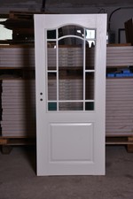 Stiltür Innentür Zimmertür ECHT Weißlack Struktur S2 Sproße weiß,grün Landhaus 